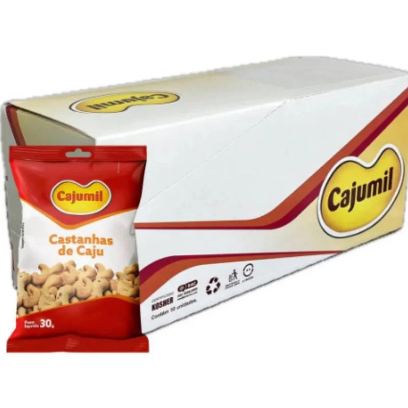CASTANHA  DE CAJU CHURRASCO 40G CAJUMIL